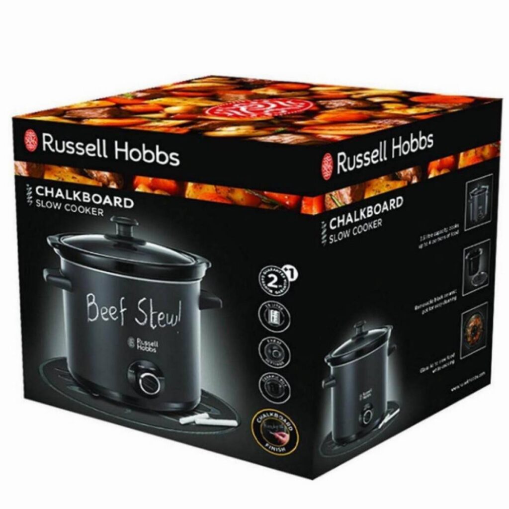 Уред за бавно готвене Slow cooker Russell Hobbs 24180-56 Chalkboard