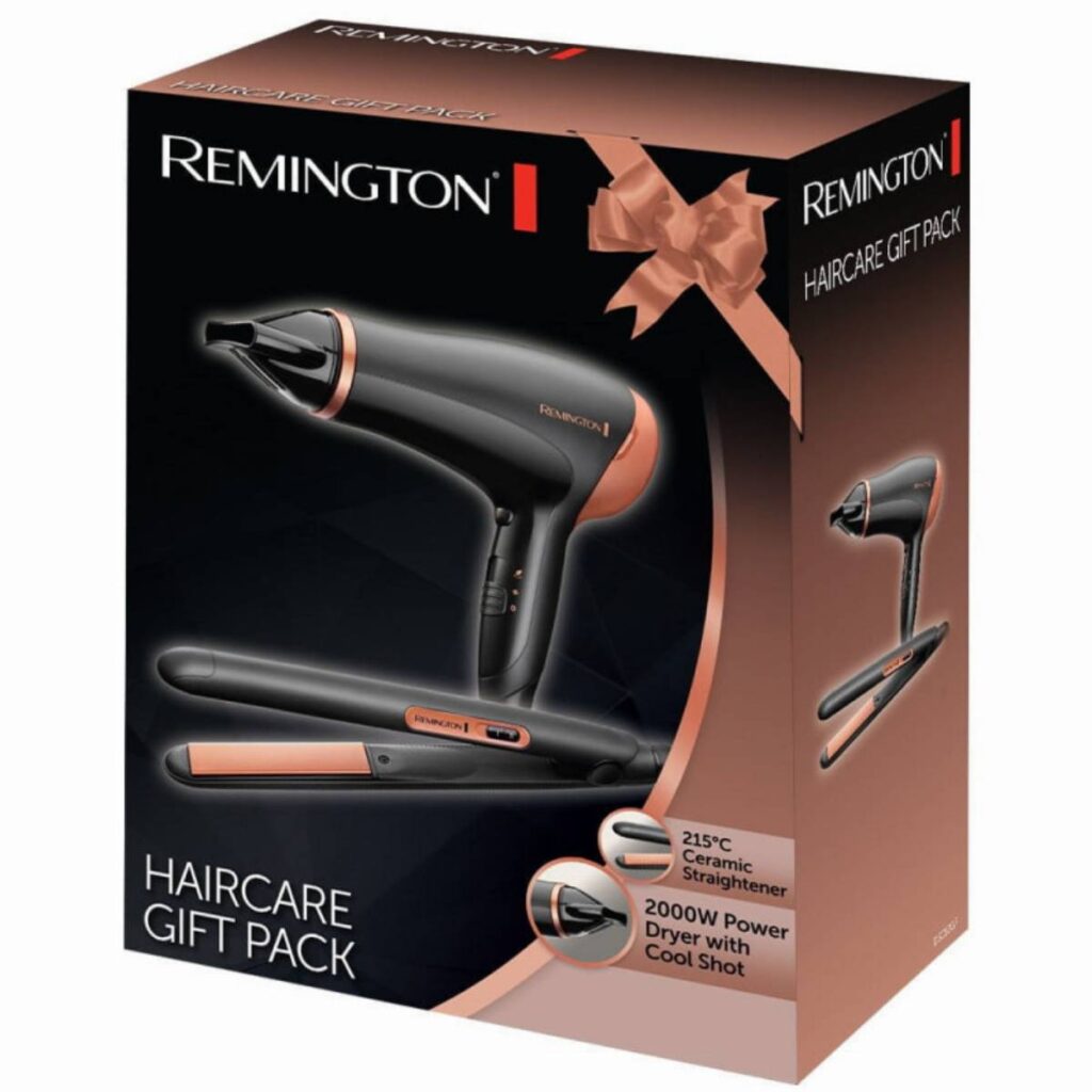 Комплект преса за коса и сешоар Remington D3012GP