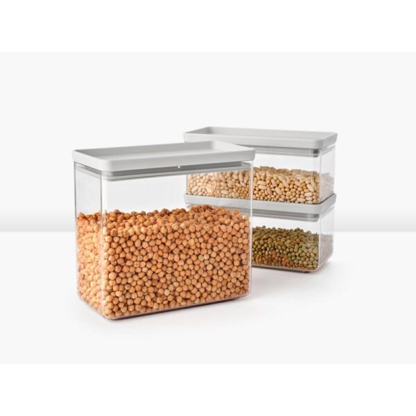 Кутии за съхранение на продукти комплект Brabantia Tasty+ Stackable 2x1.5L+1x3.5L - Technomani
