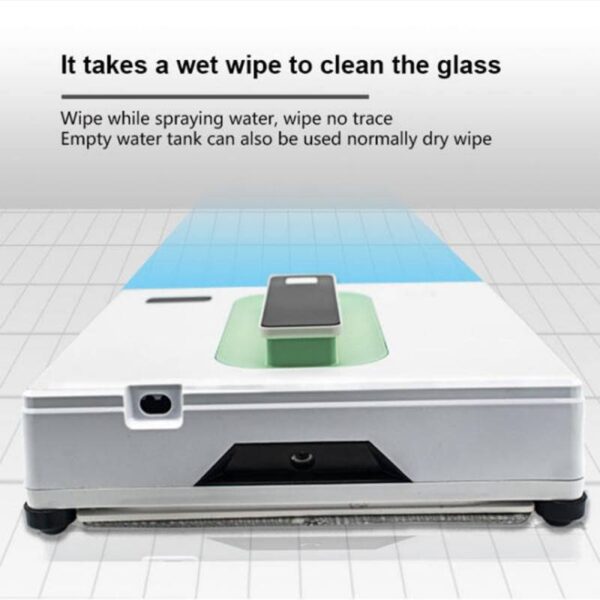 Уред за почистване на прозорци Finlux J2Fenster, 72 W, Жироскоп, Двустранно пулверизиращо пръскане, Tuya/Smart Life APP, Бял - Technomani