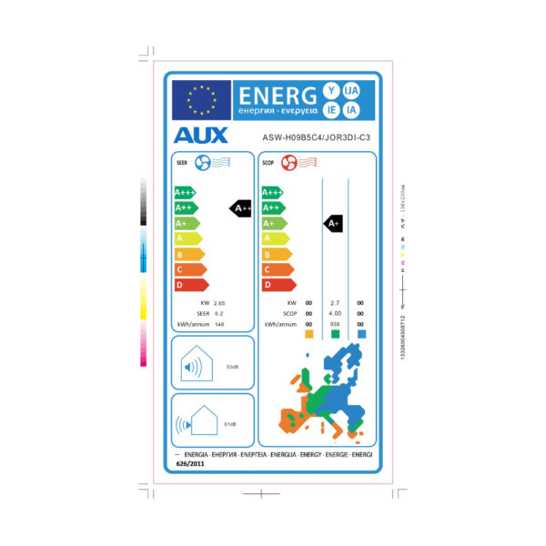 Инверторен климатик AUX J-Smart ASW-H09B5C4/JOR3DI-C3