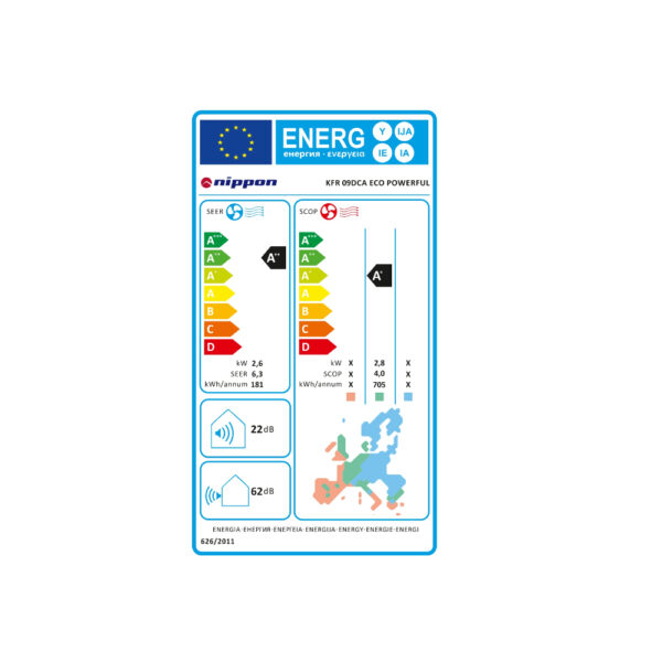 Инверторен климатик Nippon KFR 09DCB ECO POWERFUL