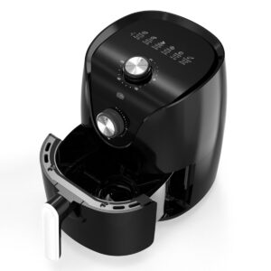 Фритюрник с горещ въздух Elit NUTRIFRY AF2500, Air Fryer, 2.5L, 1200W, Таймер, Настройка на температура 80-200°C