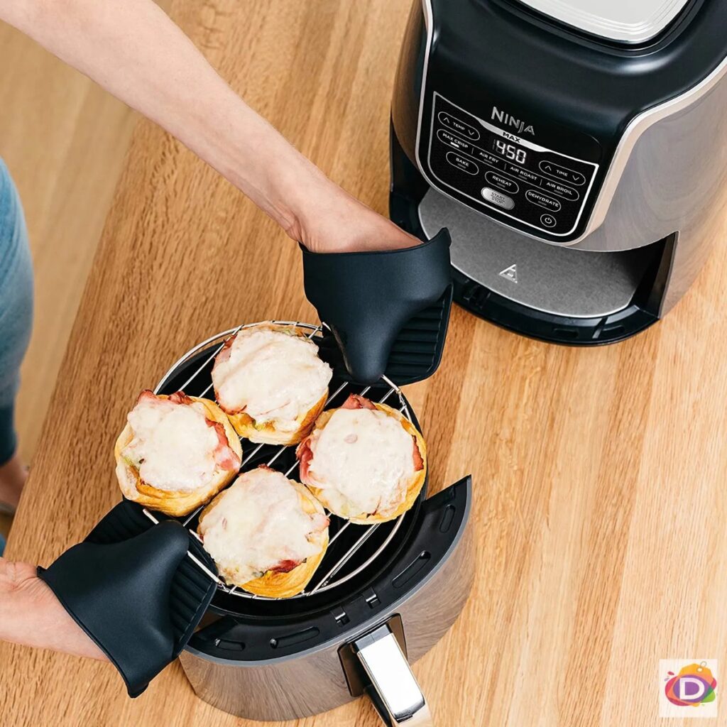 Фритюрник с горещ въздух Ninja AF160, Air Fryer, 1750W, 5.2 л, 6 програми