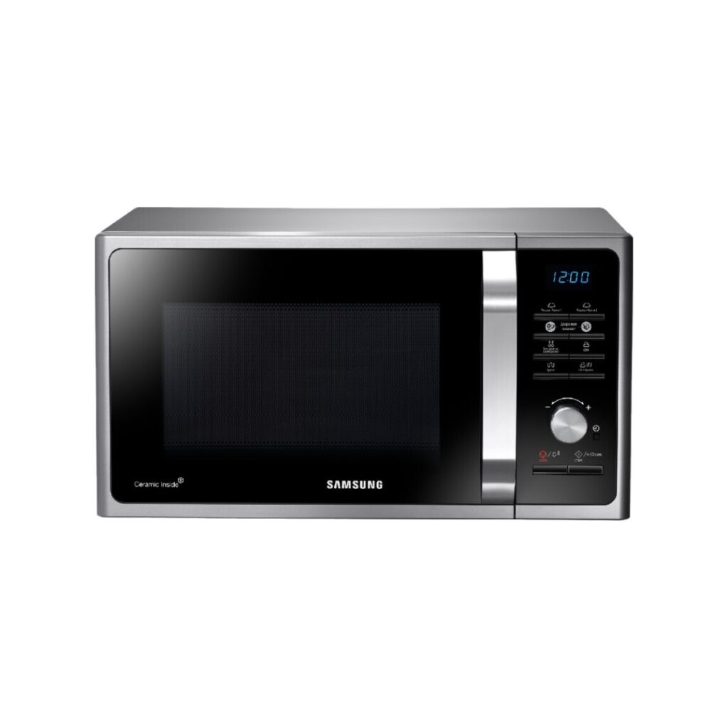 Микровълнова печка с керамично покритие Samsung MS23F301TAS/OL, 800 W, 23 л, Режим ECO, LED дисплей