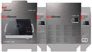 Котлон керамичен Diplomat CS-H2027T, 2000W - Technomani