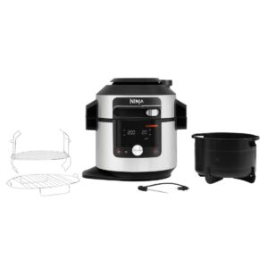 Мултикукър под налягане 14 в 1 Ninja OL750EU, 1760W, 7.5 л, 14 програми, Система Smart Cook, Черен/Сребрист