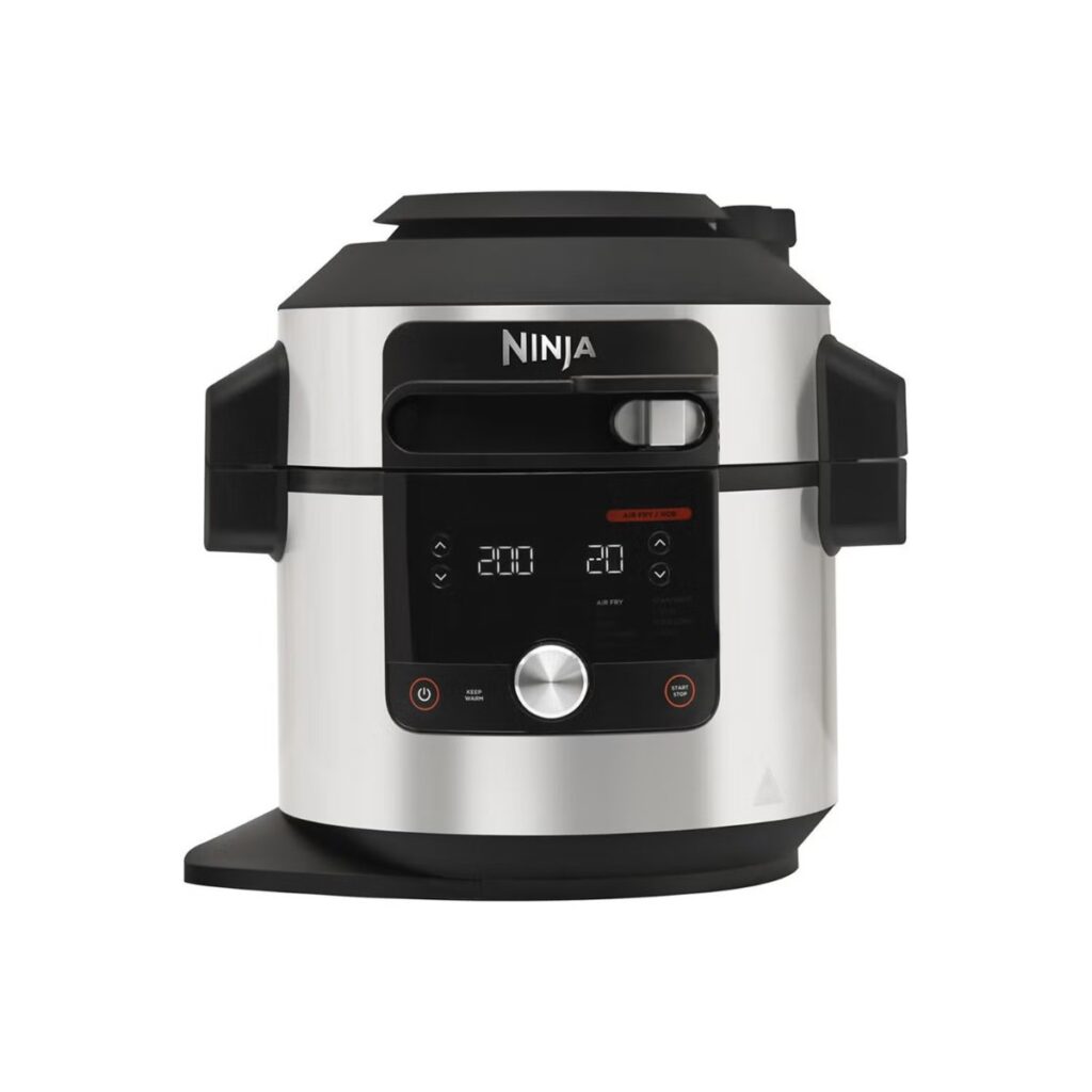 Мултикукър под налягане 14 в 1 Ninja OL750EU, 1760W, 7.5 л, 14 програми, Система Smart Cook, Черен/Сребрист