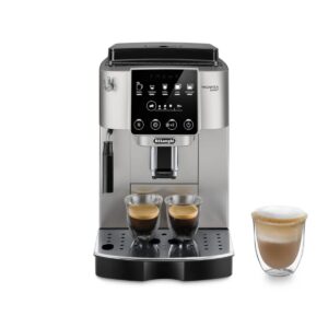 Кафеавтомат De'Longhi Magnifica Start ECAM 220.30.SB, 1450 W, 1.8 л, 15 bar, Ръчна система за разпенване на мляко, Черен/Сребрист