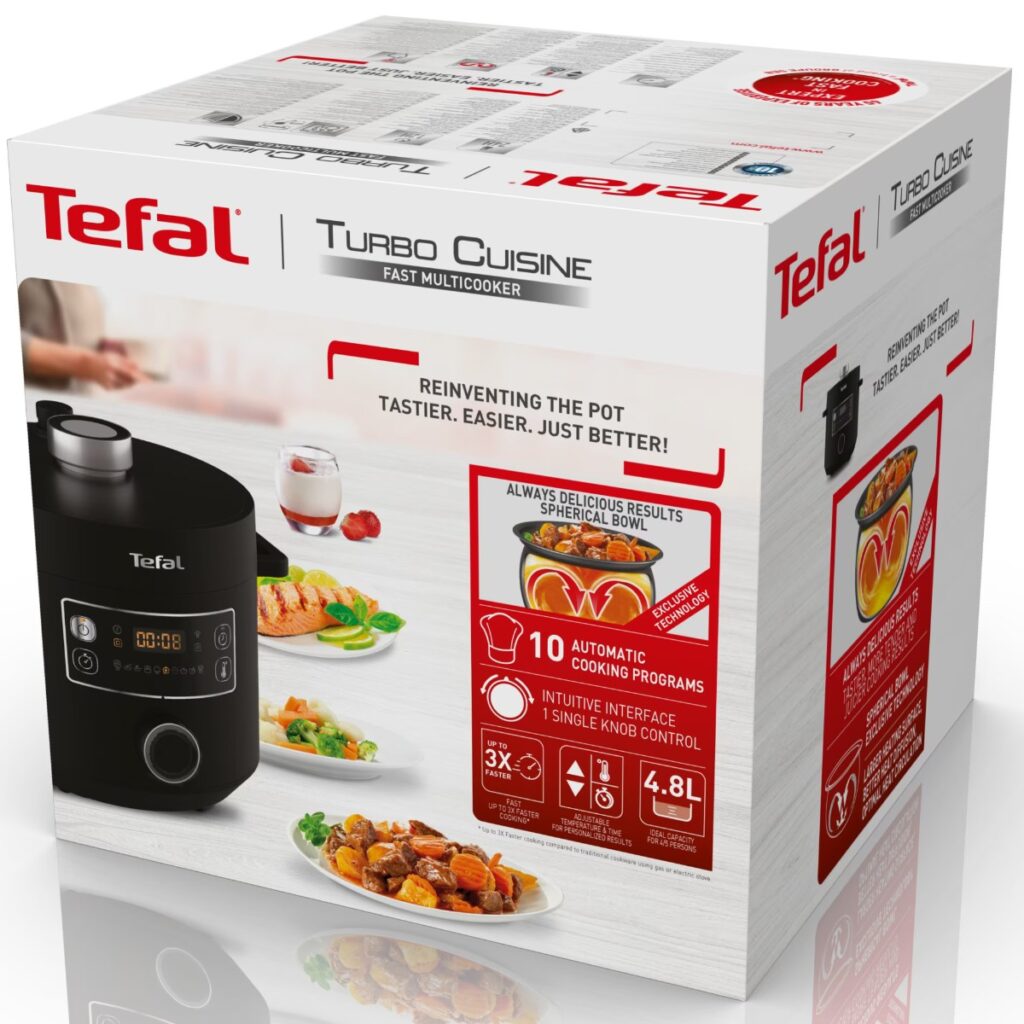 Мултикукър под налягане Tefal Turbo Cuisine CY754830