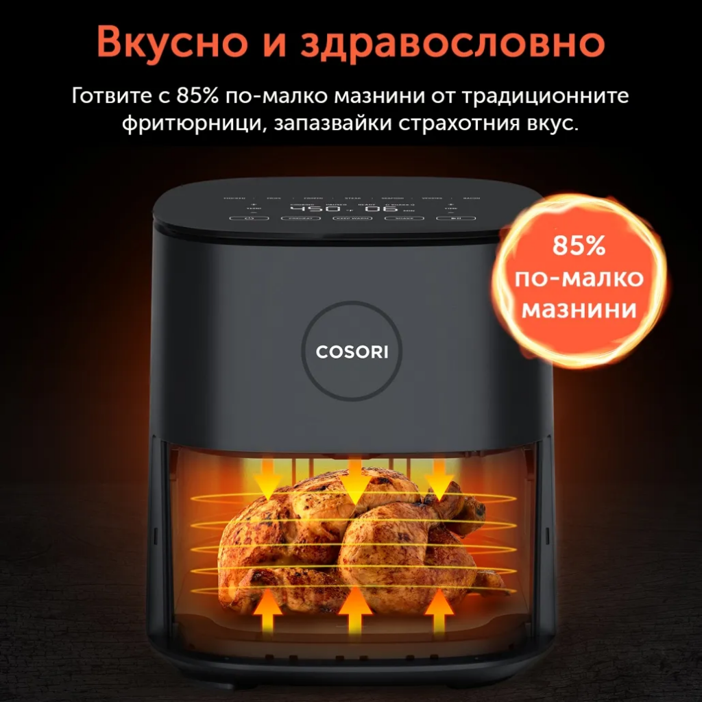 Фритюрник с горещ въздух Cosori Pro LE Air Fryer CAF-L501